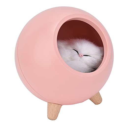 Lámpara de mesa infantil en forma casa de mascota LED miniatura 1