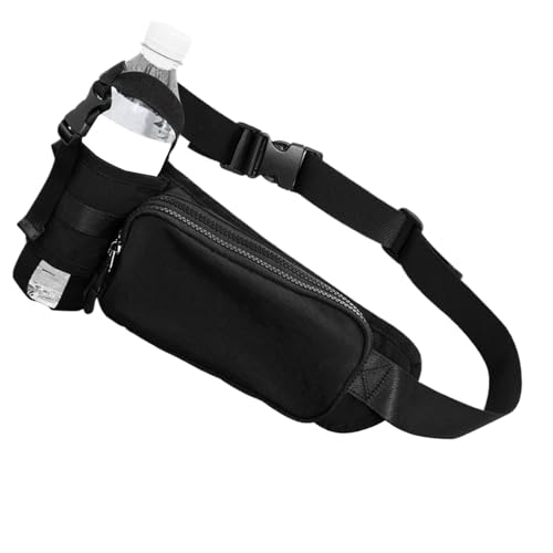 Riñonera para senderismo con portabotellas riñonera de cadera fitness unisex