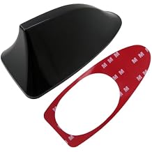 Black Car Roof Shark Fin Aerial FM/AM Radio Signal Antenna Replacement Fit for Kia Forte LX Sedan 4-Door 1.8L 1797CC l4 Gas DOHC Naturally Aspirated 2014 2015 2016