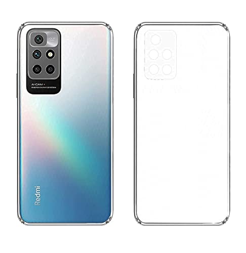 Image of COVERBLACK Silicone Case Back Cover for REDMI 10 Prime - Transparent