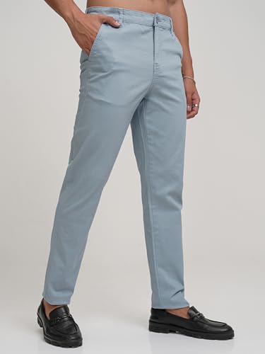 Image of Highlander Men's Slim-Fit Chinos | Stretchable & Stylish | Smart Casual Essential | All-Day Comfort & Versatility | Trouser for Men | Men Trousers | Chino Pant