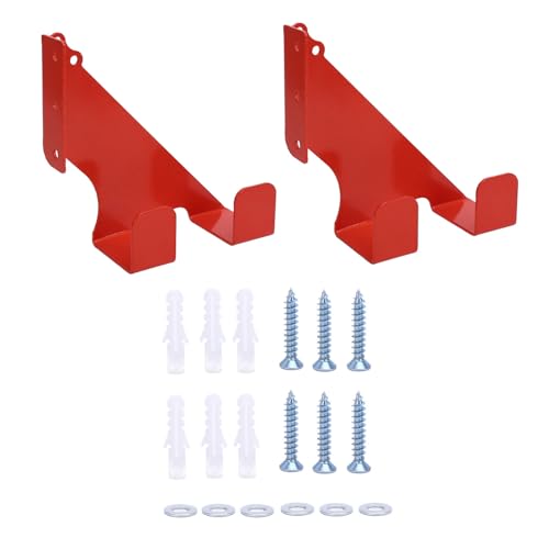 Hapivida Soporte Pared Motosierra, Organizador Almacenamiento Garaje Taller, 2 Opciones Montaje Horizontal Vertical, Aleación Acero, Compatible 009 011 200t 201t 024 026 360 362 04