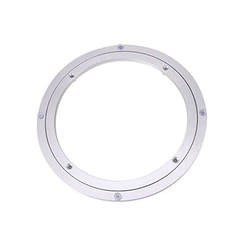 Piastra Girevole con Cuscinetto 360 Gradi per Tavolo,60cm Grande Piattaforma Girevole Centrotavola Rotante in Alluminio per Pranzo Torte TV Monitor Stand