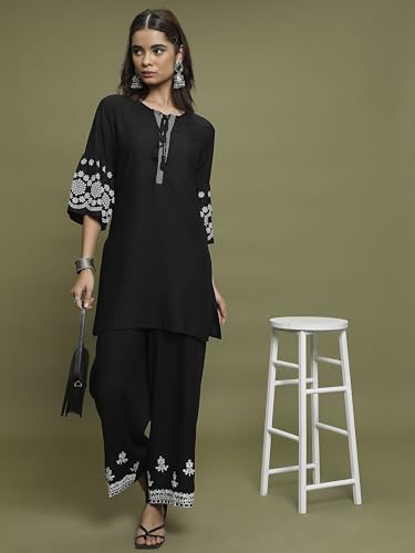 Image of Vishudh Women's Kurta | Regular Fit | Trendy Ethnic Top for Everyday Comfort