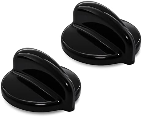 2 PCS WB03T10236 Burner Control Knob,Compatible with GE Range/Stove/Cooktop, Replaces WB03T10236 , AP3883034 , 1166373 , PS1021811 , B00MOCKG10