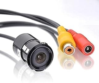 كاميرا احتياطية للسيارة للرؤية الليلية، كاميرا رؤية خلفية بزاوية رؤية واسعة 170 درجة للسيارات العالمية ( كاميرا مدورة حفر) - SACAR