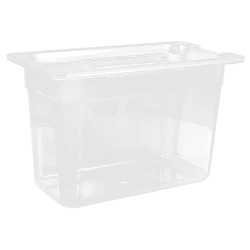 Alipis Contenedor Slow Cooker Transparente para Alimentos Sous Vide Caja Multiusos con Tapa Ergonómica y Alta Seguridad para Cocina y Almacenamiento