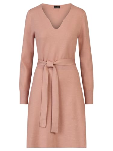 APART Strickkleid mit V-Ausschnitt, Mauve, 38