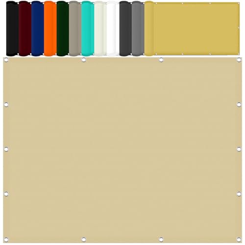 Voile d'ombrage robuste avec oeillets pour un aménagement extérieur durable