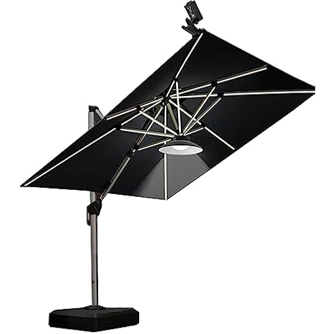Lampe solaire TWSOUL pour parasol Cover