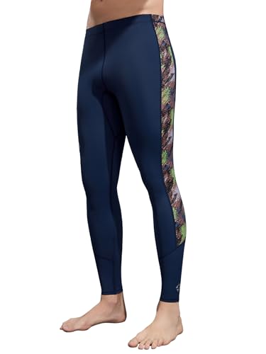 Mens Quickdry Swim Leggings Uv Protection Swim Long Pants for Swimming Diving Paddleboarding