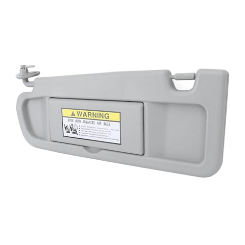 Visière solaire durable avec miroir clair et pince renforcée pour véhicules 2006-2011