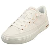 Skechers Arch Fit Arcade-on My Way, Zapatillas Mujer, White Duraleather, 39.5 EU