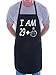 Print4U Tablier de cuisinier avec inscription « I am 30 Birthday » - Noir - Taille unique
