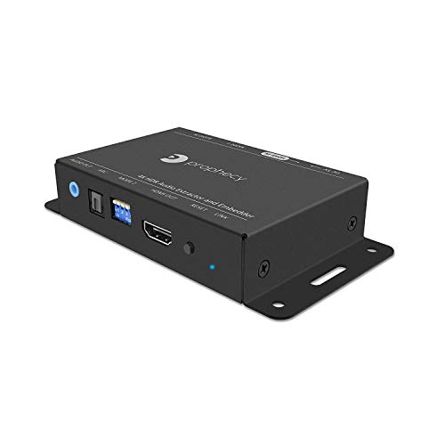 Flash Sale Buy 1 get 1 gofanco Prophecy 4K 60Hz HDMI Audio Extractor & Embedder via S/PDIF Toslink + 3.5 MM Stereo, 4K 60Hz YUV 4:4:4, HDR, HDMI 2.0a, HDCP 2.2, 18Gbps, ARC, CEC, Audio Extraction & Embedded, TAA Compliant New Deal gofanco Prophecy 4K 60Hz HDMI Audio Extractor & Embedder via S/PDIF Toslink + 3.5 MM Stereo, 4K 60Hz YUV 4:4:4, HDR, HDMI 2.0a, HDCP 2.2, 18Gbps, ARC, CEC, Audio Extraction & Embedded, TAA Compliant