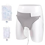 FAMJOALE Wearable Urinal Bag for Adult Men, Portable Urinals for Men, Reusable Male Urine Bag, Elderly Urinal with Urine Bags(2000ML*1+1000ML*1) for Bedridden Patients