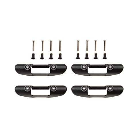 Mateda Kayak Paddle Holder Clips Universal Deck Mounted Kayak Paddle Holder Clip & Fishing Net Clip with Screws (4) Cover
