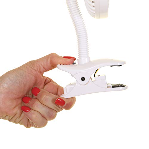 Dreambaby Caged Deluxe EZY-Fit Clip On Fan, White, S - Image 4