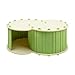 LOXGO Cats Cave Felted Kittens Play Tube Pet Tunnel for Cats Natural Felted Pet Cats Cave for Playfulness Pet