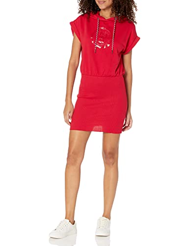 Tommy Hilfiger Damen French Terry Kurze Ärmel Hoodie Sneaker Kleid...