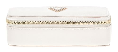Dieser elegante GUESS Artikel ist ein treuer und nützlicher Begleiter! Stets haben Sie so Ihren Schmuck sicher und geordnet verstaut. Die GUESS Schmuckschatulle im schicken und modernen Design ist einfach ein echter Hingucker! Maße: 16 x 4 x 7 cm