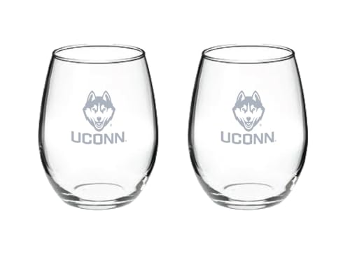 RFSJ INC. Satin Frost Stemless Wine Glass Set of 2 15oz