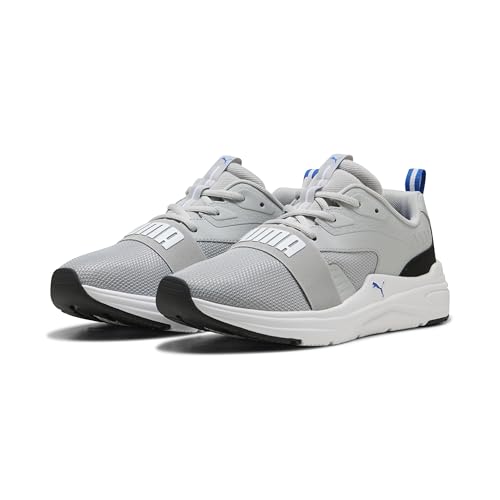 Puma, Unisex-Adult, SOFTRIDE Wired 2, Cool Light Gray-Black-White-Team Royal, Sneaker, 9UK, (40023205)