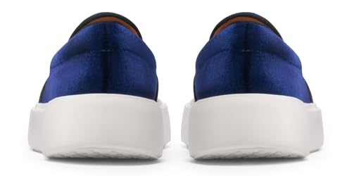 Image of Journey West Women's Fashion Velvet Sneakers with Embroidery Comfortable Slip-On Work Shoes for Women