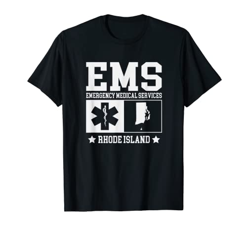 EMS Emergency Medical Services Rhode Island EMT Camiseta Camiseta