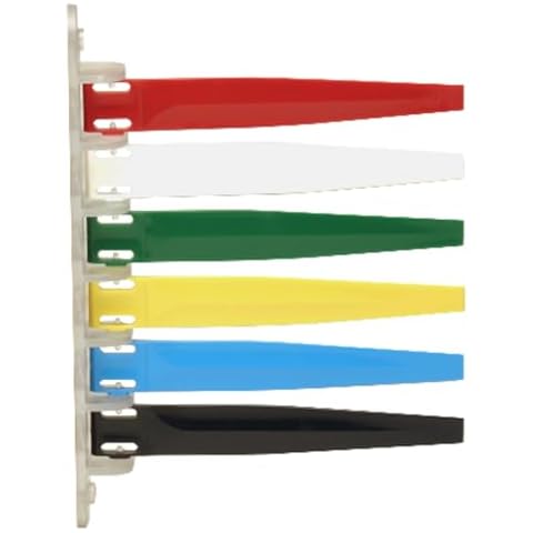 Unimed-midwest I4pf169434 Room Status Flags 4-flag Primary Red, Green, Yellow, Blue (Each) Cover