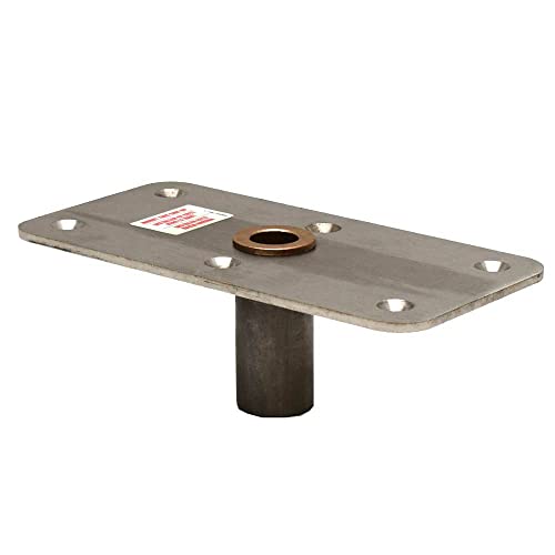 Attwood Swivl-Eze 6483 Lock'N-Pin Stainless Steel Base Plate, Bronze Bushing - 4