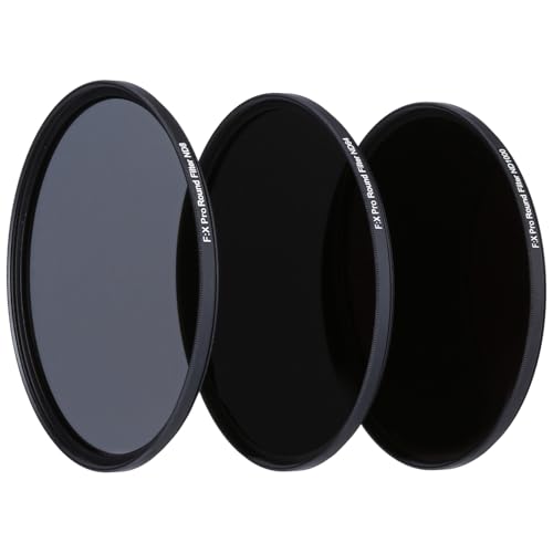 Rollei F:X Pro ND Filterset (ND8, ND64, ND1000) Neutraldichtefilter Set mit 3 Graufiltern (82mm) mit Ultrafeinem Coating Kratzfest Wasserdicht Rundfilter...