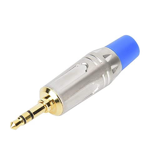 Weikeya l'audio Prise de Courant, Strict Connecteur l'audio Câble 5pcs 3.5mm stéréo l'audio câble DIY Soudure Prise de Courant avec Zinc Alliage Qualité Zinc Alliage