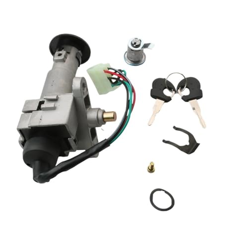 Interrupteur d'allumage de scooter haute résistance et jeu de clés de selle moto 50 125