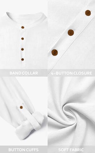 Image of Men's Solid Cotton Blend Regular Fit Mandarin /Chinese Collor Short Kurta for Men