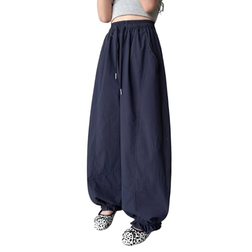 Pantalon cargo filles à jambes larges résolvant le manque de poches pratiques