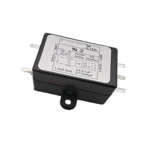 Filtre anti-bruit YG10T5 pour stopper les grésillements électriques 220V
