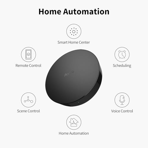 Aqara Smart Hub M2 (2.4 GHz Wi-Fi Required), Smart Home Bridge for Alarm System, IR Remote Control, Home Automation, Supports Alexa, Google Assistant, Apple HomeKit and IFTTT