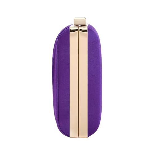 Image of Pleated Satin Clutch Purse For Women Wedding Bridal Clutch Bag Prom Party Clutch