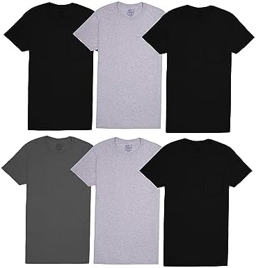 Fruit Of The Loom Men's Pocket T-Shirt Multipack Underwear