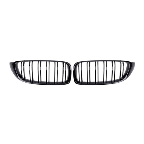 Parrilla Parachoques Delantero Parrilla Parachoques Delantero Carreras Doble Lama Negra Brillante Para Serie 4 F32 F33 F36 M3 F80 M4 F82 12-18