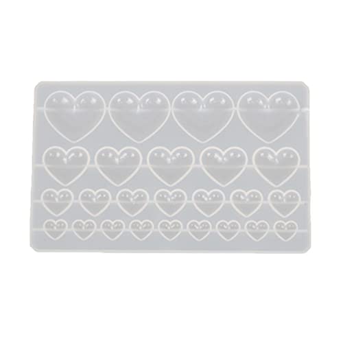 Moule en silicone moulé en forme de cœur pour femme avec pendentif décoratif en forme de cœur