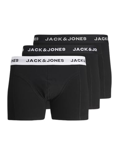 Pack de 3 trunks JACK & JONES Jacsolid, calzoncillos ideales para el deporte y uso diario
