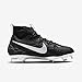 Nike Alpha Huarache NXT Men's Baseball Cleats (DJ6517-002, Black/Dark Smoke Grey/White) Size 7.5