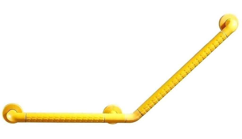 Barra di Sostegno per corrimano Antiscivolo di Sicurezza per disabili Anziani Bambini Barra di Sostegno per WC/giallo/40 cm 60 cm