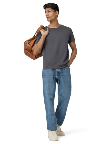 XYXX Men's Pace Regular Fit Crew Neck 100% Combed Cotton Half Sleeve T-Shirt