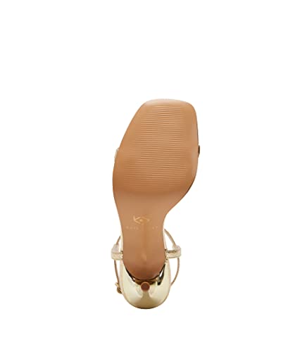 Katy Perry Women's The Vivvian Sandal Heeled, Gold, 7.5 #TOP3