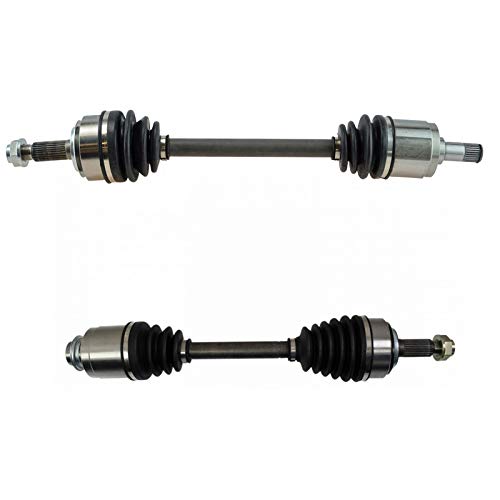 Image of TRQ Front Left and Right CV Axle Assembly Set 2 Piece Compatible with 2003-2007 Honda Accord I4 2.4L Manual Transmission
