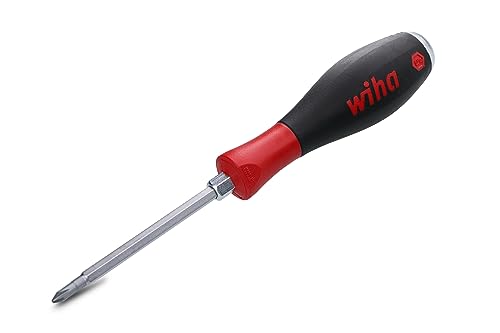 Tournevis Phillips Wiha pour débloquer les vis difficiles, manche SoftFinish 1 x 80 mm