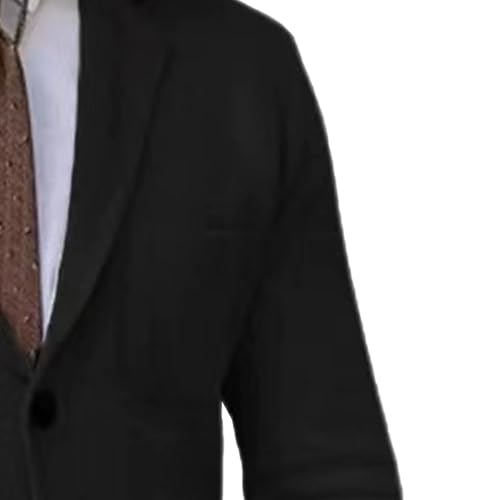 Men Blazer Knit Cardigan Shawl Collar Button Blazer Cardigan Shawl Collar Buttons Knit Sweater3